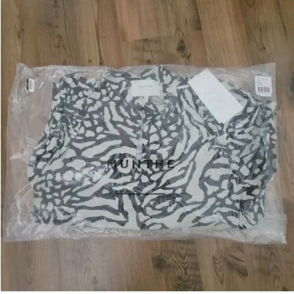 Munthe Elian Puff Sleeve Printed Blouse - Picture 4 of 4